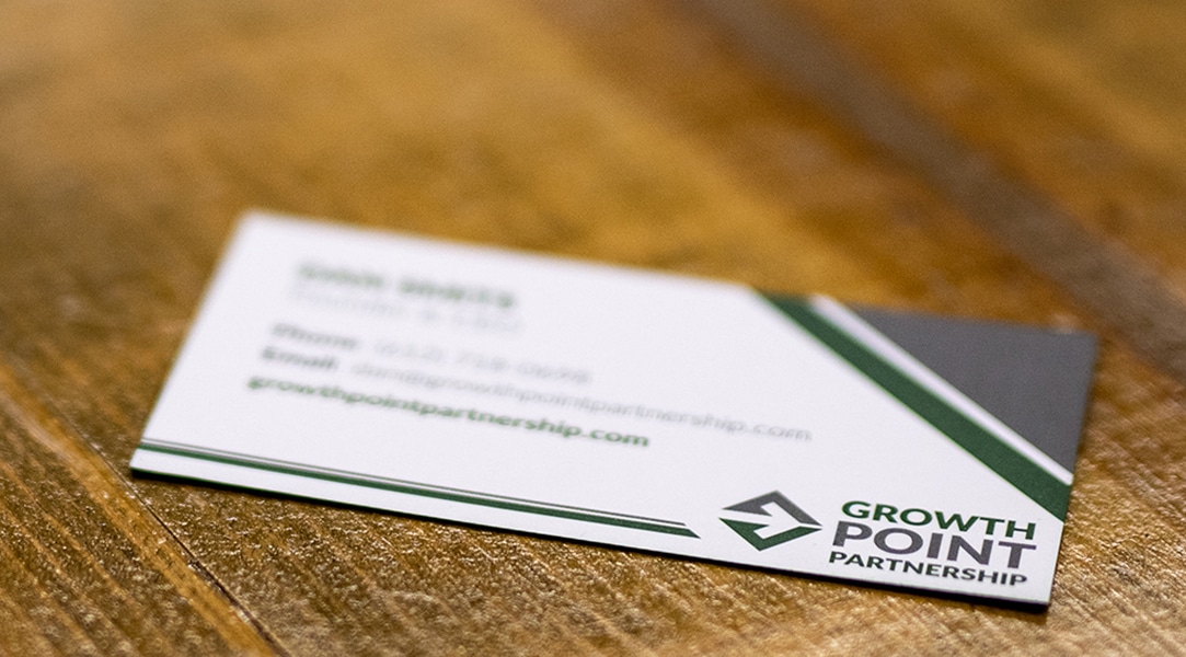 business card for fractional COO services